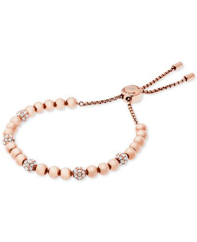 michael kors beaded pavé slider bracelet|Michael Kors Beaded Pavé Slider Bracelet .